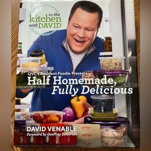 Cookbook QVC Hardcover “In the Kitchen with David” QVC’s Resident Foodie New